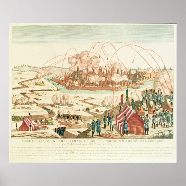 Die Belagerung Danzigs Poster (Vorne)