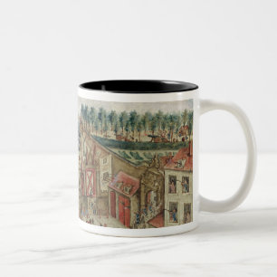 Die Belagerung der Bastille, 1789 Zweifarbige Tasse