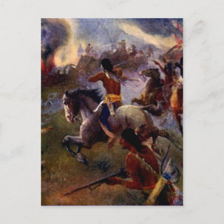 Die Belagerung des neuen Ulms Postkarte