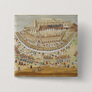 Die Belagerung von Athen im Jahre 1827, vom Button