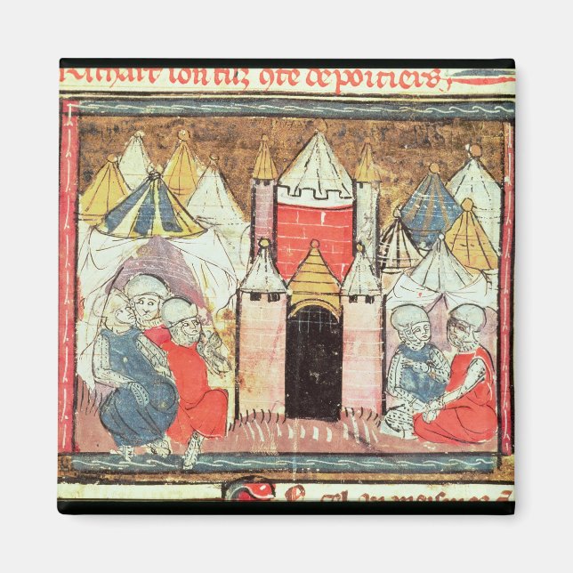 Die Belagerung von Chateau-Gaillard Magnet (Vorne)