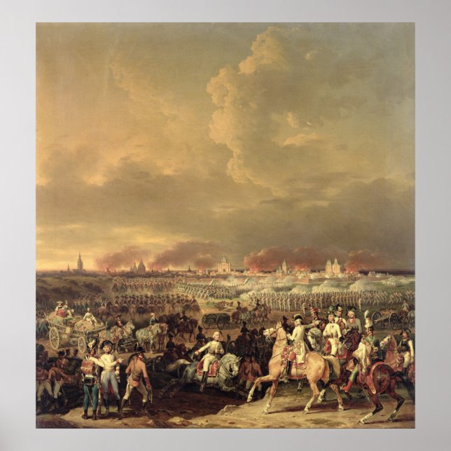 Die Belagerung von Lille durch Albert de Saxe-Tach Poster (Vorne)