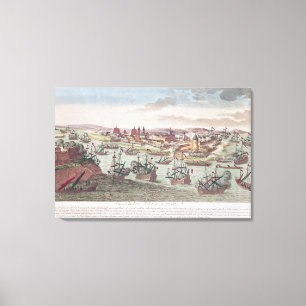 Die Belagerung von Malta, am 12. Juni 1798 Leinwanddruck