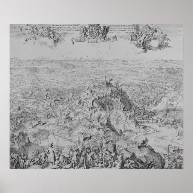 Die Belagerung von Namur, 1695 Poster (Vorne)