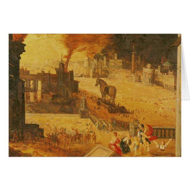 Die Belagerung von Troja (Vorderseite (Horizontal))