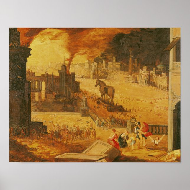 Die Belagerung von Troja Poster (Vorne)