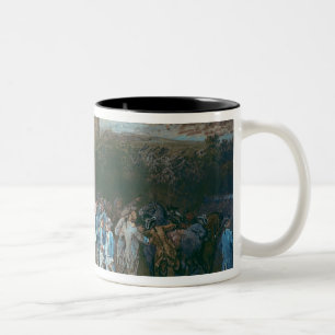 Die Belagerung von Yorktown Zweifarbige Tasse