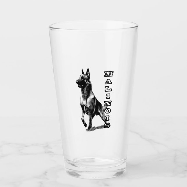 Die belgischen Malinois sind die besten Glas (Vorderseite)