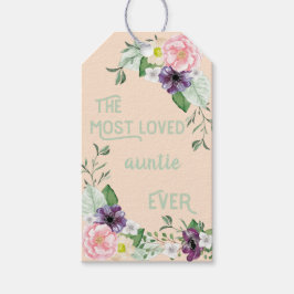 Die beliebteste Tante je - Wilde Rose pfirsichblüt Geschenkanhänger