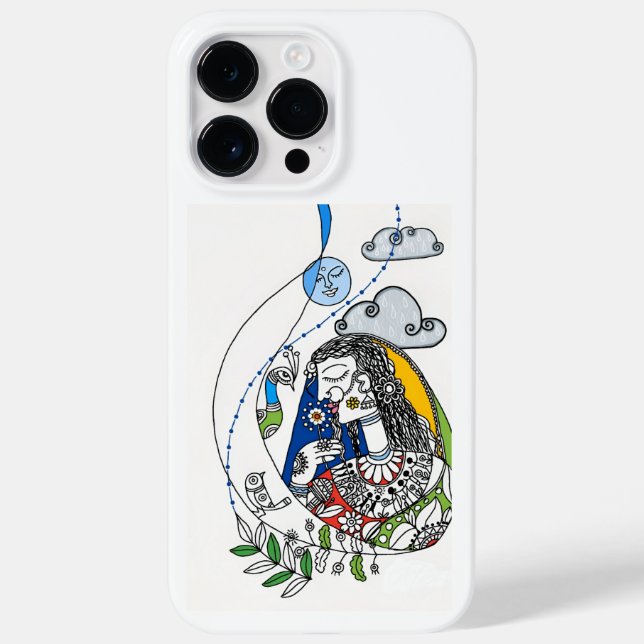 Die beliebtesten indischen Madhubani-🎨 Case-Mate iPhone Hülle (Rückseite)