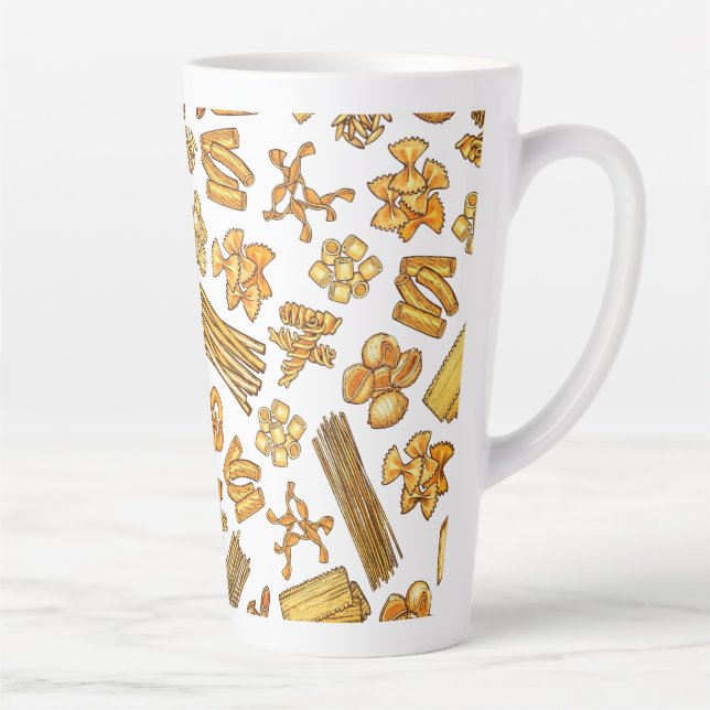 "Die beliebtesten italienischen Lebensmittel und G Milchtasse (Rechts)