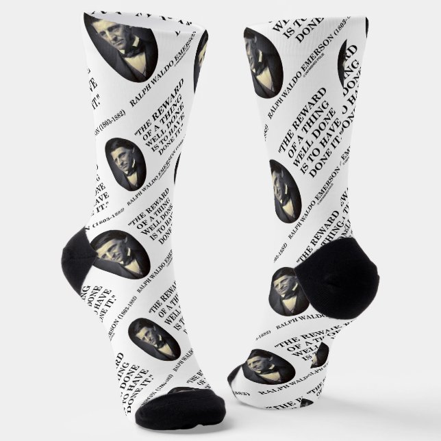 Die Belohnung einer gut gemachten Sache ist, sie g Socken (Gewinkelt)