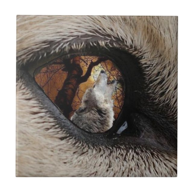 Die Beobachter Fliese oder das Trivet (Vorderseite)