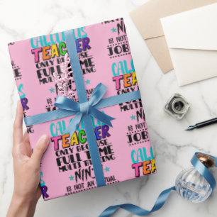 Die Berechnung des Lehrers erfolgt nur aufgrund de Geschenkpapier