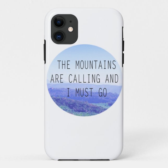 Die Berge Case-Mate iPhone Hülle (Rückseite)