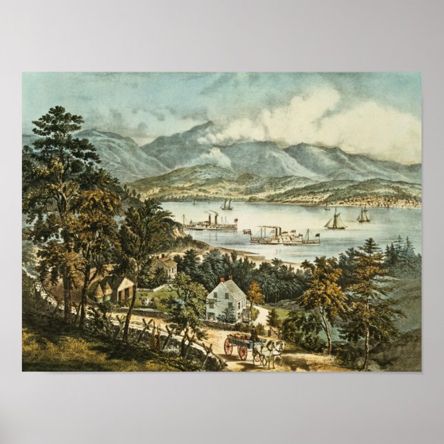 Die Berge Catskill Poster (Vorne)