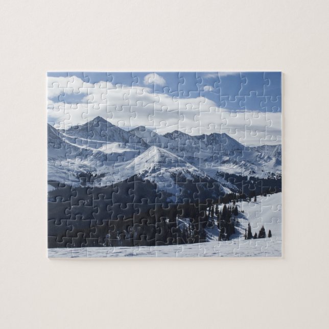 Die Berge der Alpen Puzzle (Horizontal)