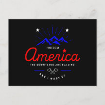 Die Berge in Amerika rufen mich an, ich muss dunkl