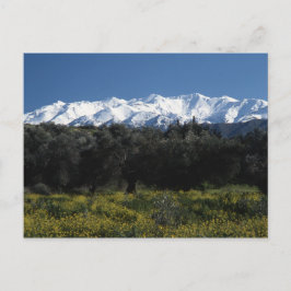 Die Berge Kretas Postkarte