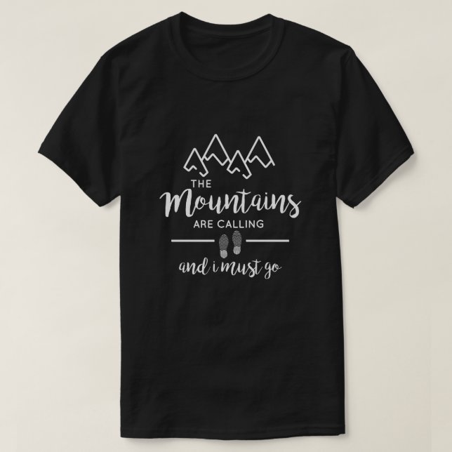 Die Berge nennen | Chic T-Shirt (Design vorne)