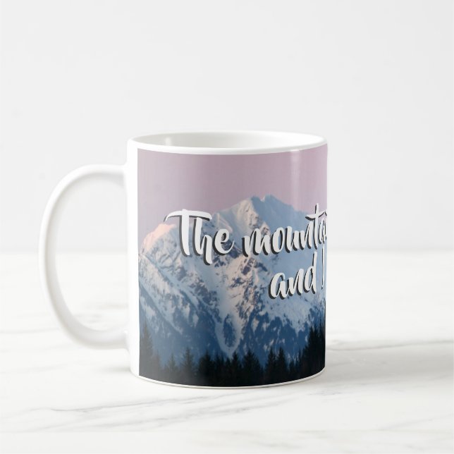 Die Berge nennen Tasse (Links)