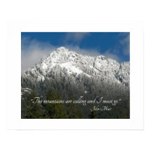 Die Berge nennen Zitat Snowy Mountains