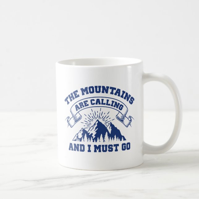 Die Berge rufen Kaffeetasse (Rechts)