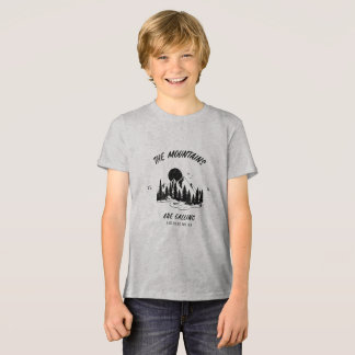 Die Berge rufen und hier gehen wir Tri-Blend Shirt