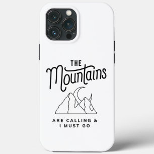 Die Berge rufen, und ich muss Cooles Geschenk mach Case-Mate iPhone Hülle