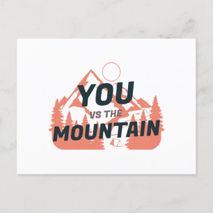 Die Berge rufen und ich muss gehen Feiertagspostkarte