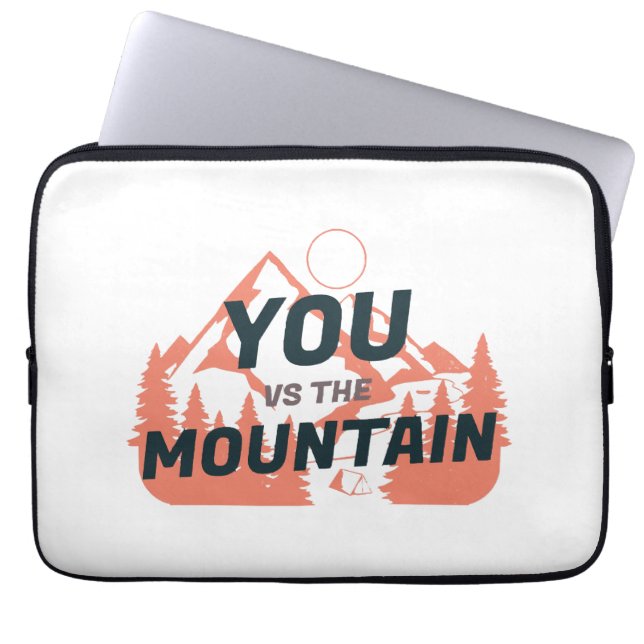 Die Berge rufen und ich muss gehen Laptopschutzhülle (Vorderseite)
