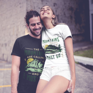 Die Berge rufen Unisex T-Shirt