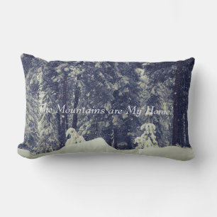 Die Berge sind mein Zuhause-Kissen Lendenkissen