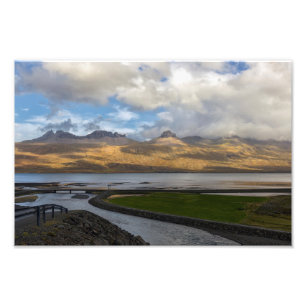 Die Berge Südislands Fotodruck