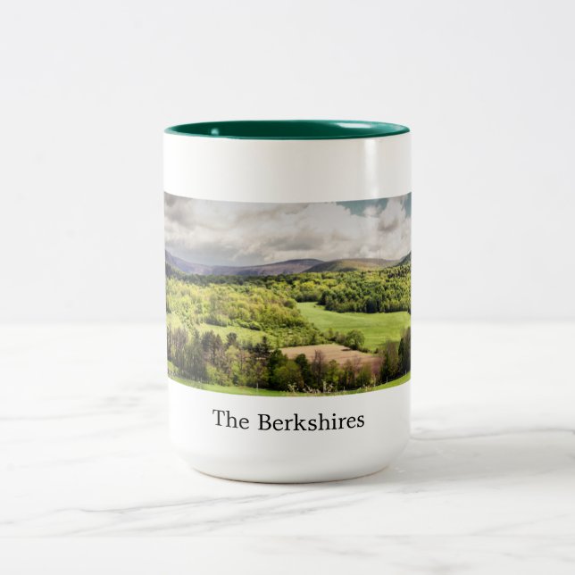 Die Berkshires Kaffee-Tasse Zweifarbige Tasse (Mittel)