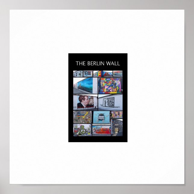 Die Berliner Mauer Poster (Vorne)