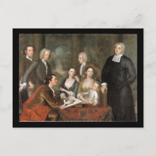 Die Bermuda-Gruppe von John Smibert Postkarte