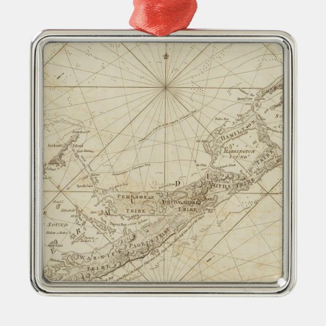 Die Bermudas oder des Sommers Inseln Ornament Aus Metall (Vorne)