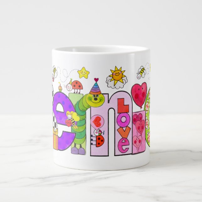 Die Bernice-Tasse Jumbo-Tasse (Vorderseite)
