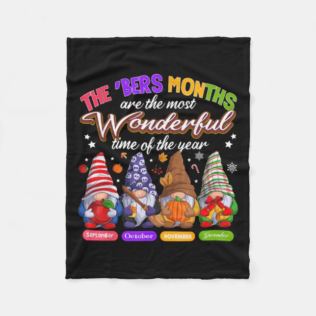 Die Bers Monate sind die schönste Zeit der Fleecedecke (Vorderseite)