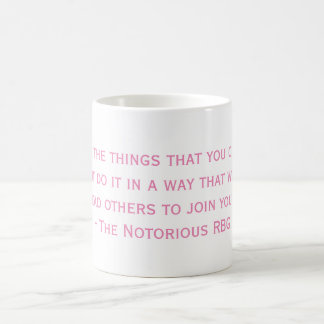 Die berüchtigte RBG-Tasse Kaffeetasse
