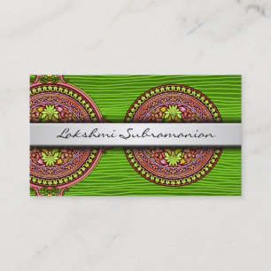 Die Beruflichen Visitenkarten des modernen Indien Visitenkarte