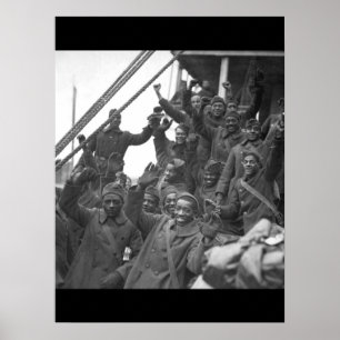 Die berühmte 369. Ankunft in N.Y. City_War Image Poster