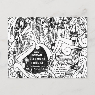 Die berühmte Lounge Lounge Postcard des Clairmont Postkarte