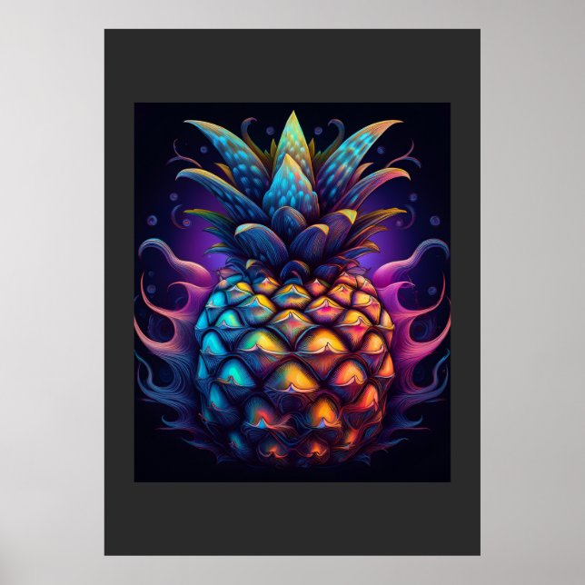 Die berühmte Mandelbrot-Ananas Poster (Vorne)