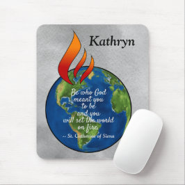 Die berühmteste Katharina von Siena Zitat Mouse Pa Mousepad