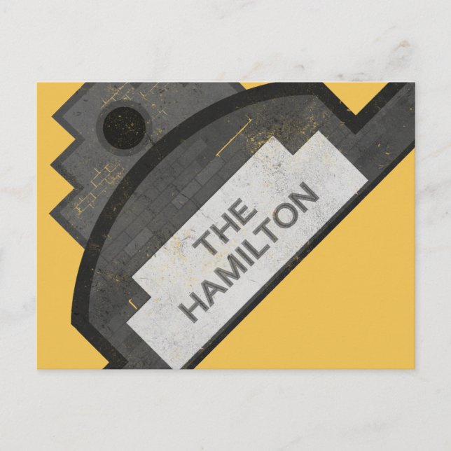 die Beschilderung von Hamiton Postkarte (Vorderseite)