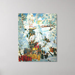 Die Beschlagnahme von Wasser auf der Theophone Leinwanddruck