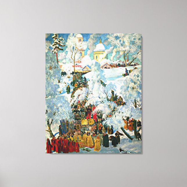 Die Beschlagnahme von Wasser auf der Theophone Leinwanddruck (Vorderseite)