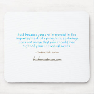 Die Beschwörungsformel Mousepad der Mama